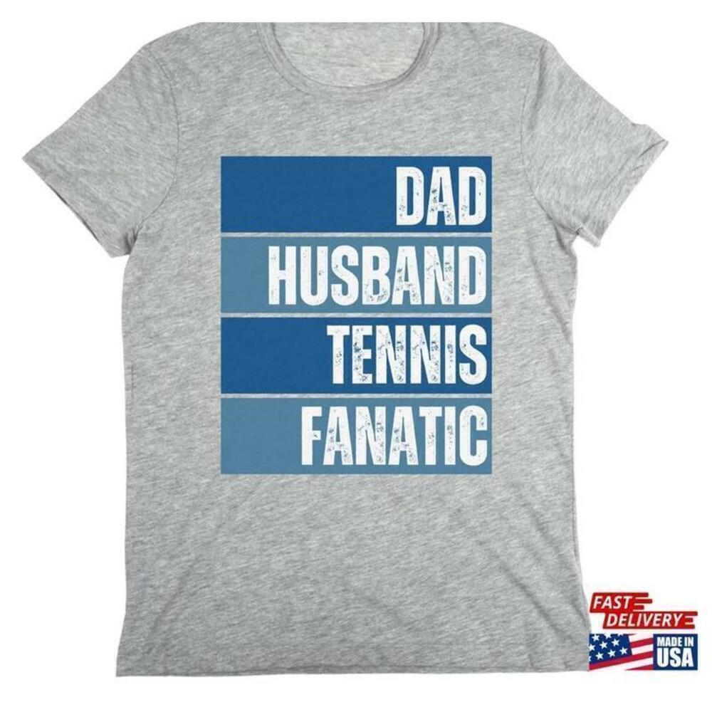 Tennis Dad Sports Fan Athletic Graphic Unisex T-Shirt